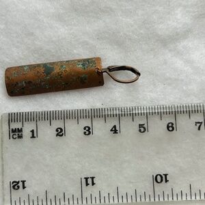 Recycled copper earrings